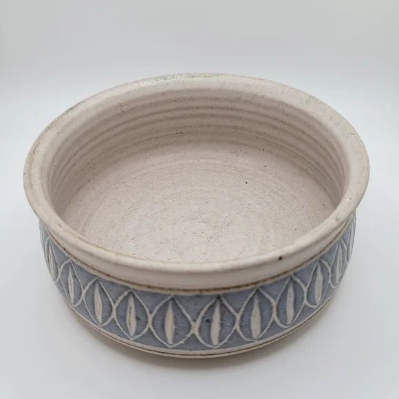 Zion Studio Pottery Vintage 1982 Bowl Blue - Picture 5 of 8